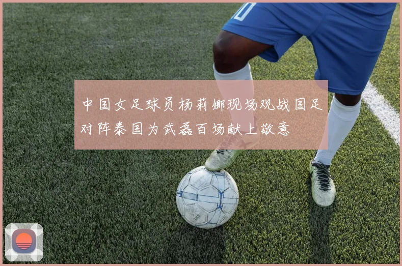 中国女足球员杨莉娜现场观战国足对阵泰国为武磊百场献上敬意
